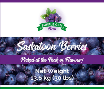 Order the 11 kg box of Saskatoon Berries