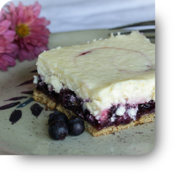 Cream Cheese Saskatoon Squares Cream Cheese Saskatoon Squares